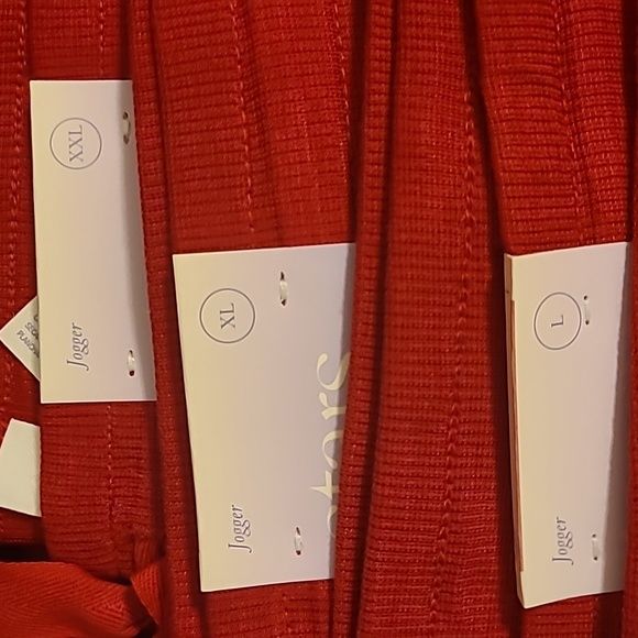 New Stars Above Perfect Cozy Flannel Red Plaid Pajama  bottom NWT - Picture 3 of 8